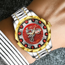Load image into Gallery viewer, Adventure Awaits: Dirt Bike Riding Men&#39;s Watch - Personalized Gift for Bikers, Riders, and Adventurers Men&#39;s Watch PopCulturePrints
