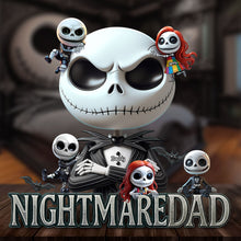 Load image into Gallery viewer, “Every Dad is a Nightmare Dad!” - Custom Personalized Gifts for Dad Shaped Plaques PopCulturePrints
