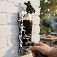 Load image into Gallery viewer, "I Find Your Lack of Beer Disturbing" - Galactic Wooden Wall Hanging Bottle Opener | Personalized Gift for Beer Lovers
