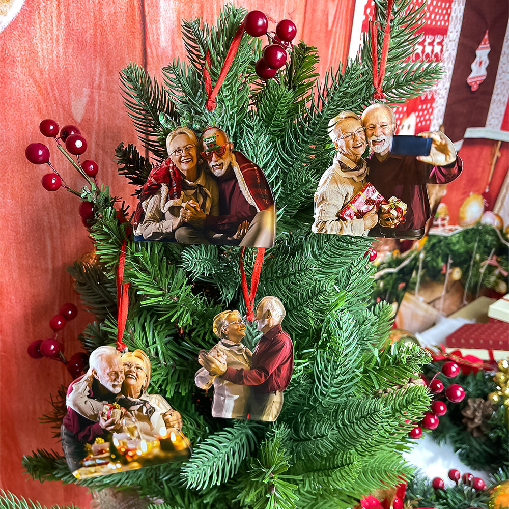Personalized Photo Ornaments for Couples - Perfect Gift for Celebrations Ornament PopCulturePrints