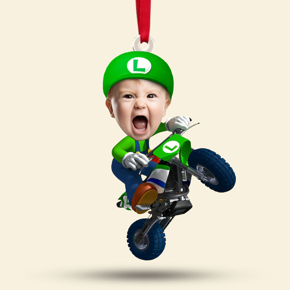 Personalized Kids Christmas Ornaments - Fun Photo Gift Ornament PopCulturePrints