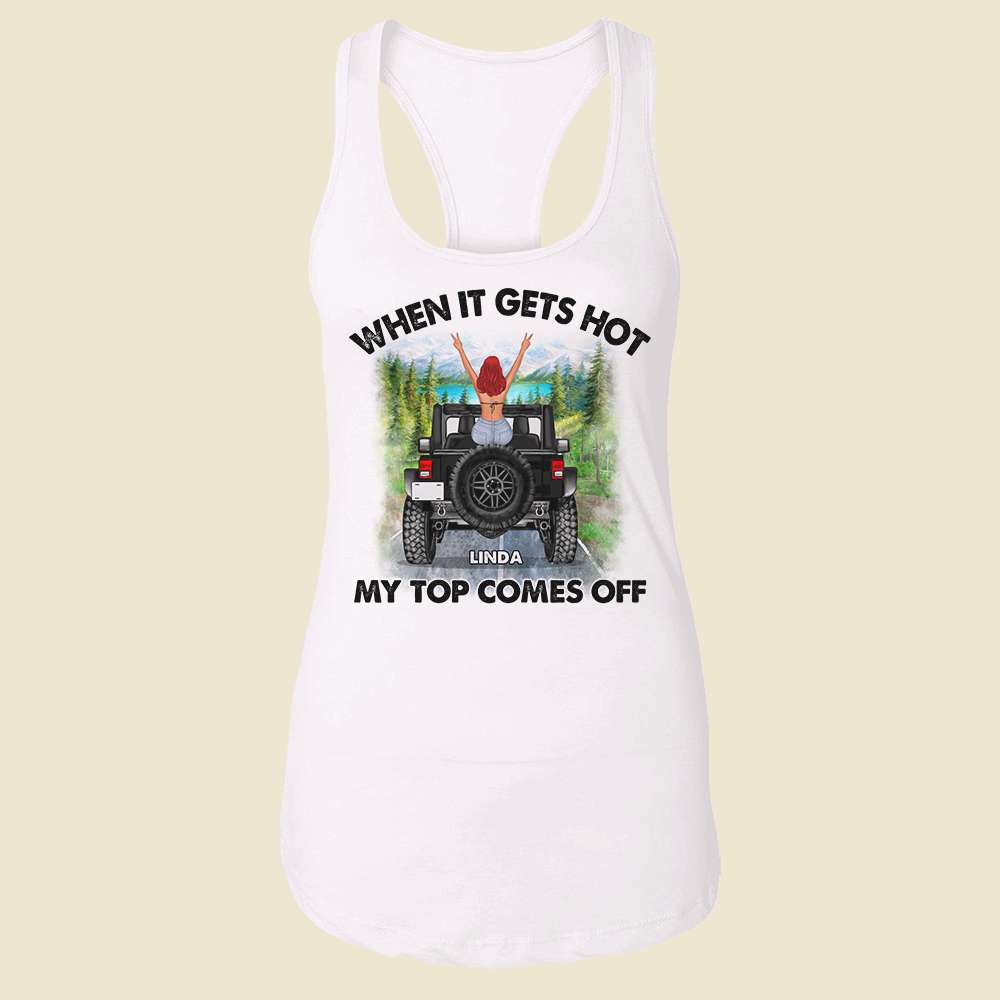 Personalized Summer Jeep Adventure Tank Top