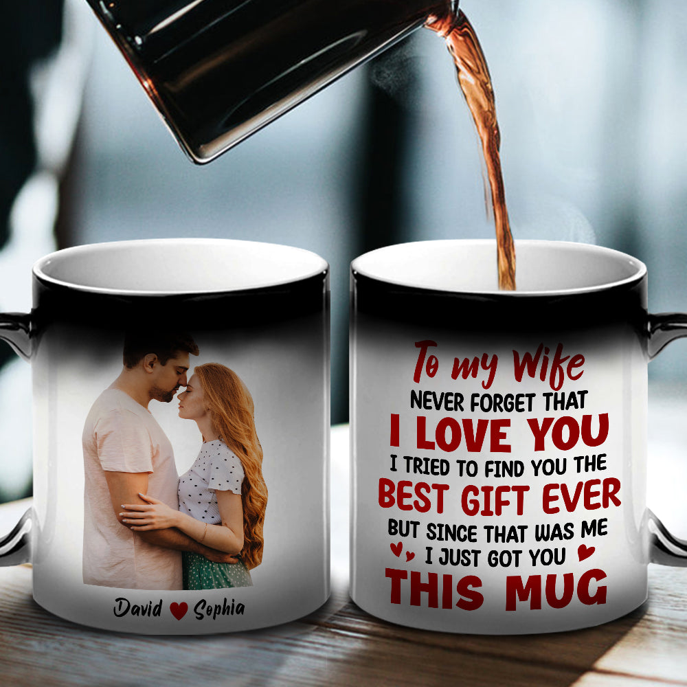 Personalized Love Mug for Couples - Magic Mug Gift for Wife Magic Mug PopCulturePrints