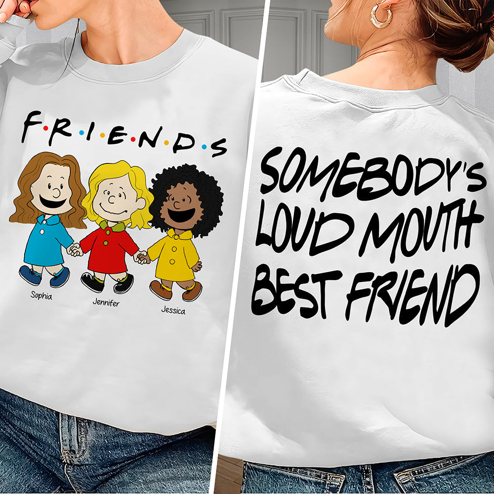 Personalized Friends Tee - Best Friend Shirt Shirts PopCulturePrints