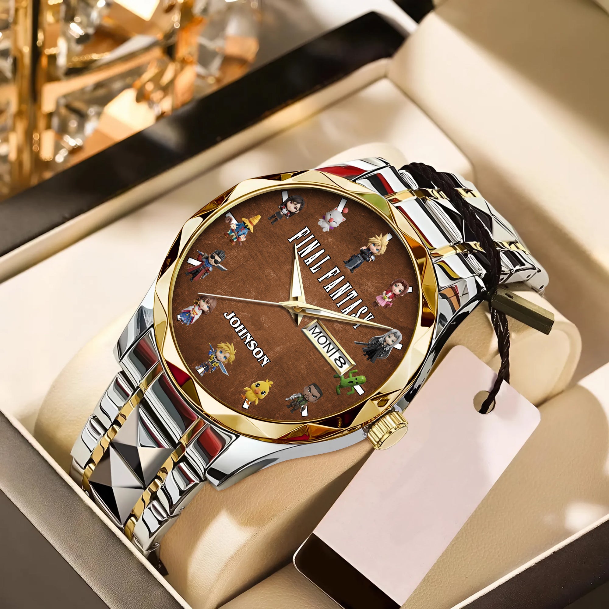 Level Up Your Time - Personalized Men's Watch for Gamers Men's Watch PopCulturePrints