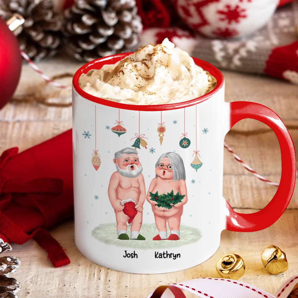 Personalized Old Couple Mug - Unique Christmas and Valentine's Day Gifts for Couples Coffee Mug PopCulturePrints