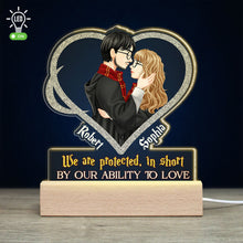 Load image into Gallery viewer, Personalized LED Light for Couples - Our Ability to Love Led Night Light PopCulturePrints
