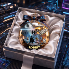 Load image into Gallery viewer, "Reach for the Stars: Personalized Space Scene Ornament - Custom Gift for Space Lovers"
