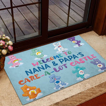 Load image into Gallery viewer, Personalized Grandparents' Castle Doormat - Welcome to Care-a-Lot Doormat PopCulturePrints
