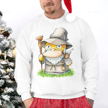 Load image into Gallery viewer, Witty Wizard Duck Sweatshirt - Funny Pop Culture Gift
