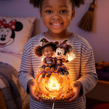 Load image into Gallery viewer, Light Up Your Halloween: Personalized Lovely Mischievous Acrylic Light Box - Custom Photo Gift Light Box PopCulturePrints
