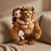 Load image into Gallery viewer, "Bring Magic to Your Home" - Personalized Fairytale Pillow for Couples Pillow PopCulturePrints
