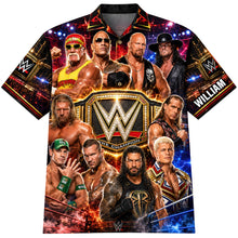 Load image into Gallery viewer, “Unleash Your Inner Champion” - Wrestling Champion Hawaiian Shirt - Personalize Your Gift!
