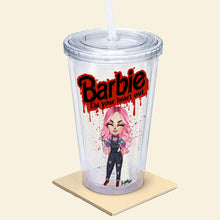 Load image into Gallery viewer, Personalized Horror-Themed Tumbler for Movie Fans Tumbler Cup PopCulturePrints
