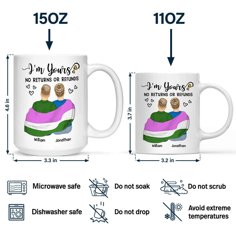 Together Since - Personalized Pride Mug Mug PopCulturePrints