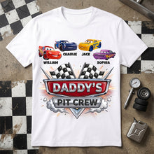 Load image into Gallery viewer, Rev Up the Love – Personalized Raceway Dad Shirt - Custom Gift for Dads and Grandpas Shirts PopCulturePrints
