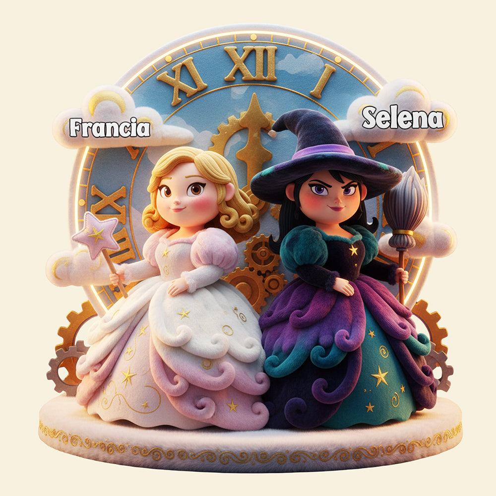 Friendship Magic: Personalized Custom Pillow for Besties Pillow PopCulturePrints