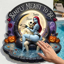 Load image into Gallery viewer, Simply Meant to Be - Naughty Couples Metal Sign - Personalized Gift for Couples
