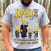 Load image into Gallery viewer, Funny Dad Shirt - Personalized Family Wizard Design
