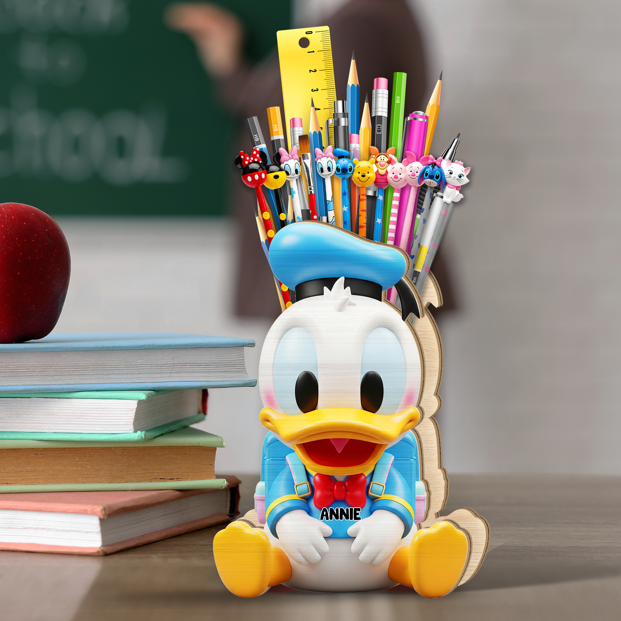 Bring Joy to Back to School with Our Personalized Cute Pen Holder Pen Holder PopCulturePrints