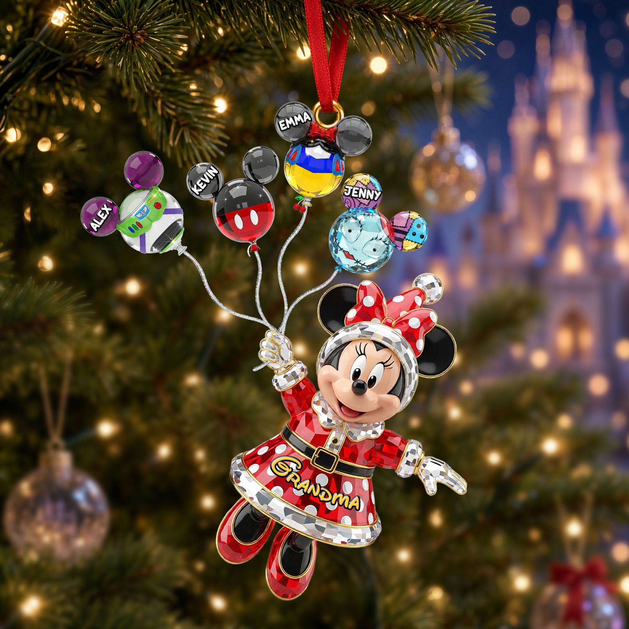 Grandma’s Magical Balloon Christmas Ornament - Personalized Gifts For Grandma