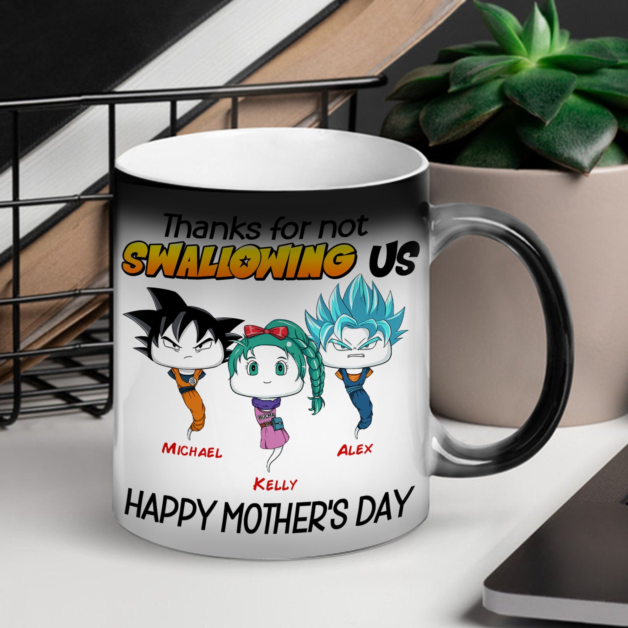 Personalized Anime Magic Mug for Mom - Funny Mother's Day Gift Coffee Mug PopCulturePrints