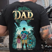 Load image into Gallery viewer, The Legend Of Dad Shirt - A Unique Personalized Gift for Father's Day Shirts PopCulturePrints
