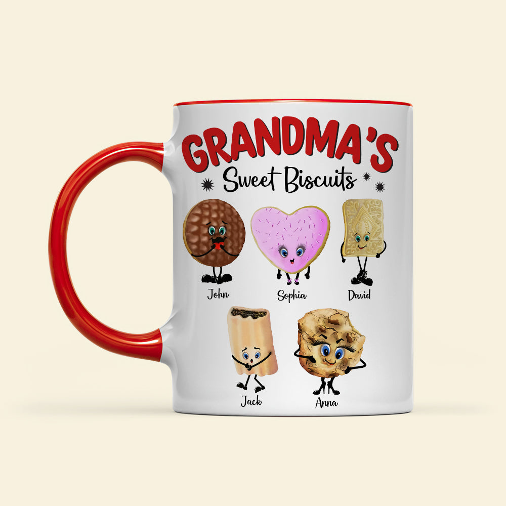 Personalized Grandma's Sweet Biscuits Coffee Mug Coffee Mug PopCulturePrints