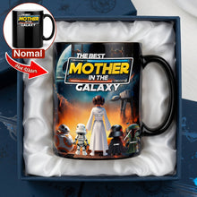 Load image into Gallery viewer, The Best Mother in the Galaxy - Personalized Magic Coffee Mug for Mom and Kids Coffee Mug PopCulturePrints
