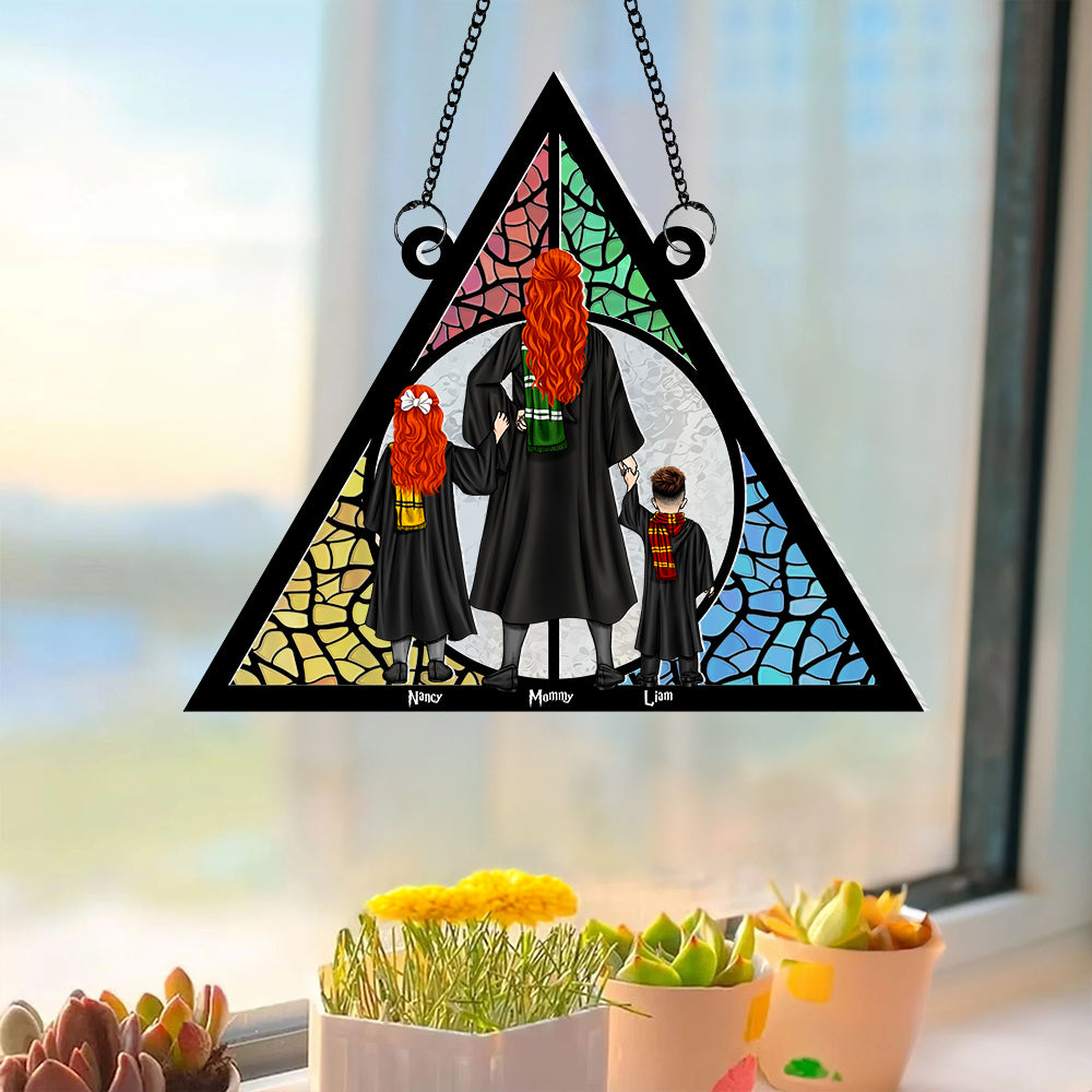 Personalized Family Wizard Hanging Ornament