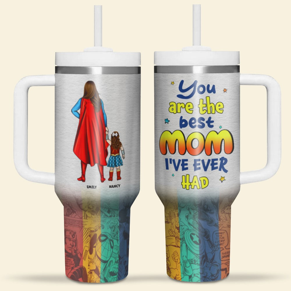 Super Mom Personalized Tumbler Gift for Mother's Day Tumbler Cup PopCulturePrints