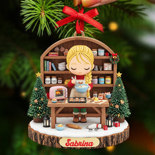 Load image into Gallery viewer, Baking Memories - Personalized Acrylic Ornament for Bakers Ornament PopCulturePrints
