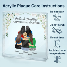 Load image into Gallery viewer, Always My Mother Forever My Friend - Personalized Square Shaped Acrylic Plaque - Gift for Mom, Grandma, Friends Acrylic Plaque PopCulturePrints
