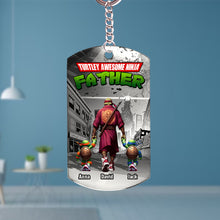 Load image into Gallery viewer, Custom Ninja Turtle Dad Keychain Keychains PopCulturePrints
