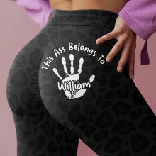 Load image into Gallery viewer, Funny 'This Beauty Is Taken Belongs To' Personalized Leggings Leggings PopCulturePrints
