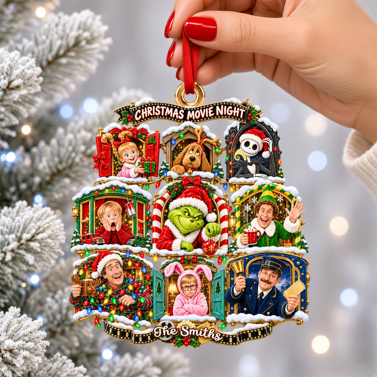 Christmas TV Series Ornament - Personalized Gifts For Christmas Ornament 04TYDH071026 Ornament PopCulturePrints