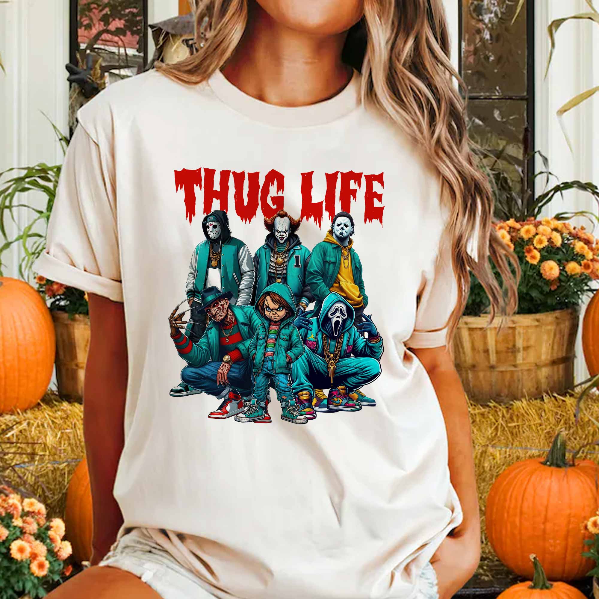 Halloween Thug Life Mashup T-Shirt