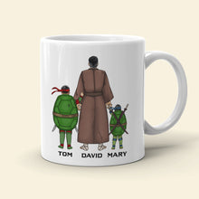 Load image into Gallery viewer, Custom Best Master Splinter Dad Mug - Personalized Gift for Fathers Coffee Mug PopCulturePrints
