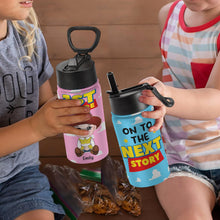 Load image into Gallery viewer, Personalized Cartoon Kids Tumbler - First Grade Adventure Tumbler Cup PopCulturePrints
