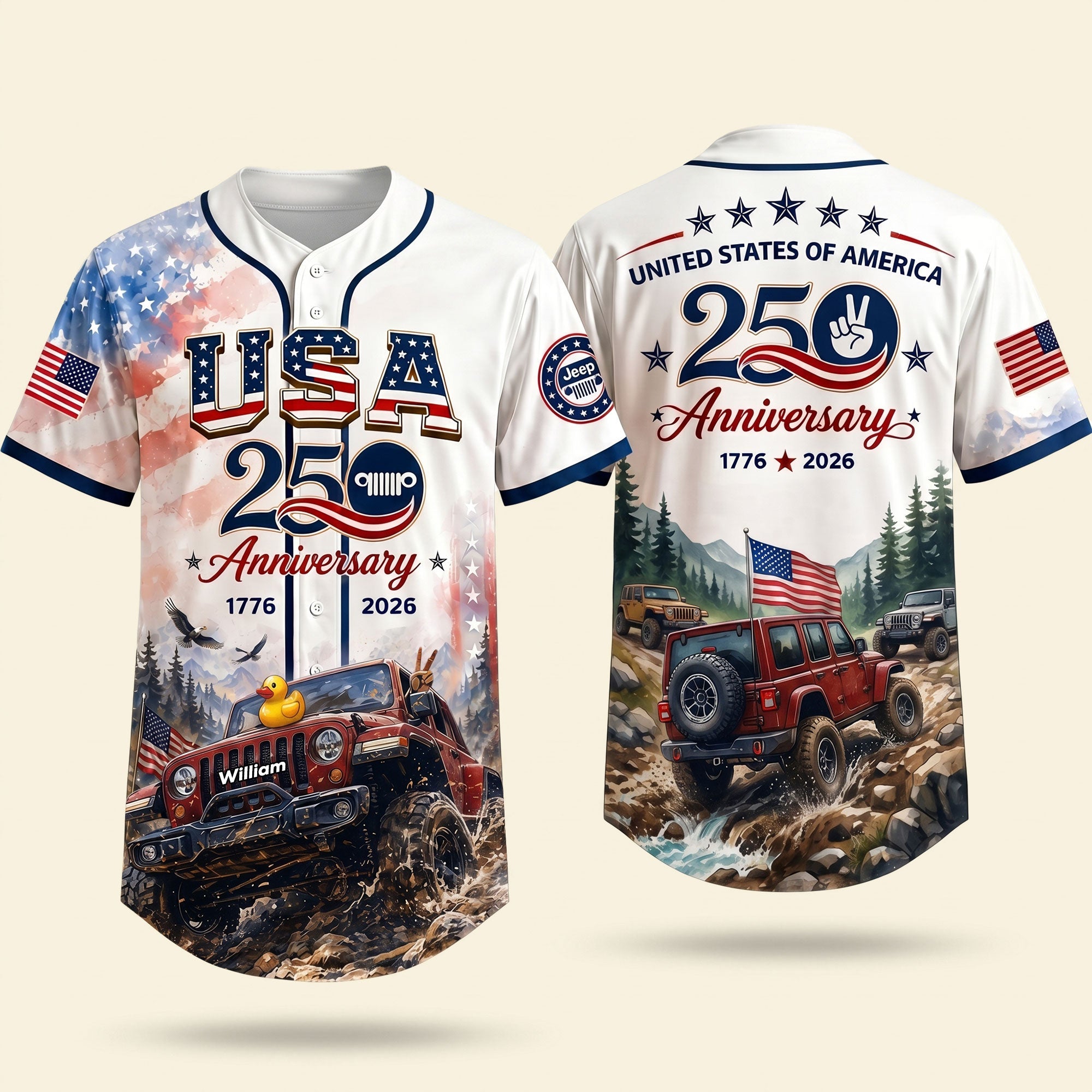 “Celebrate Adventure with Style!” - American Off-road Legend Jersey - Personalized Gift for Off-road Lovers AOP Products PopCulturePrints