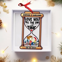 Load image into Gallery viewer, Personalized Christmas Couple Ornament - Love You Till the End of Time
