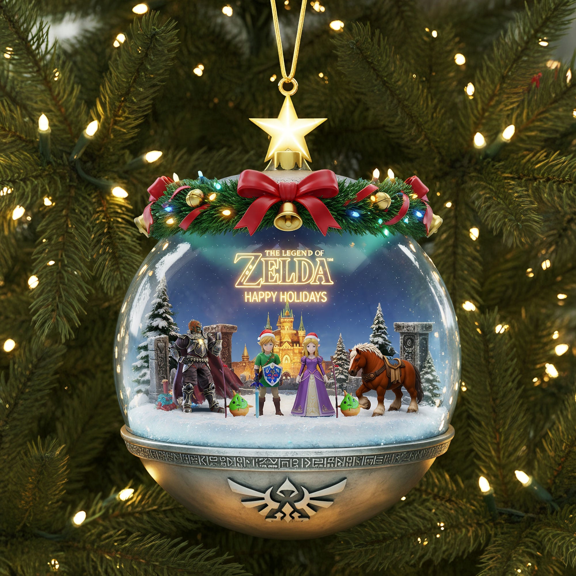 Unleash Your Adventure Spirit - Adventure Ornament, Personalized Gifts for Game Lovers Ornament PopCulturePrints