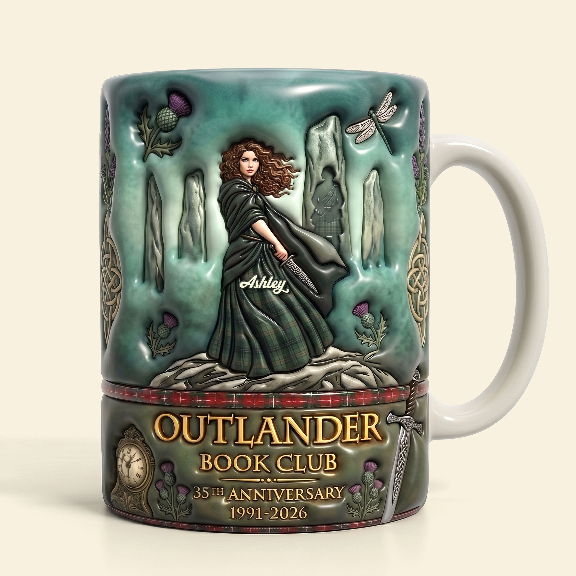 Immerse in History - Personalized Reading Through Time Coffee Mug Coffee Mug PopCulturePrints