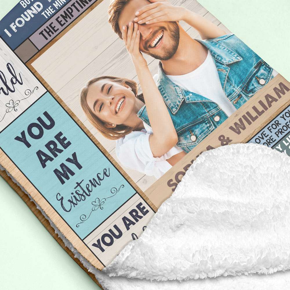 Personalized Couple Blanket - You Are My Life Now And Forever Blanket PopCulturePrints
