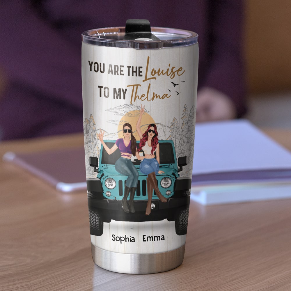 Personalized Thelma and Louise Friendship Tumblers