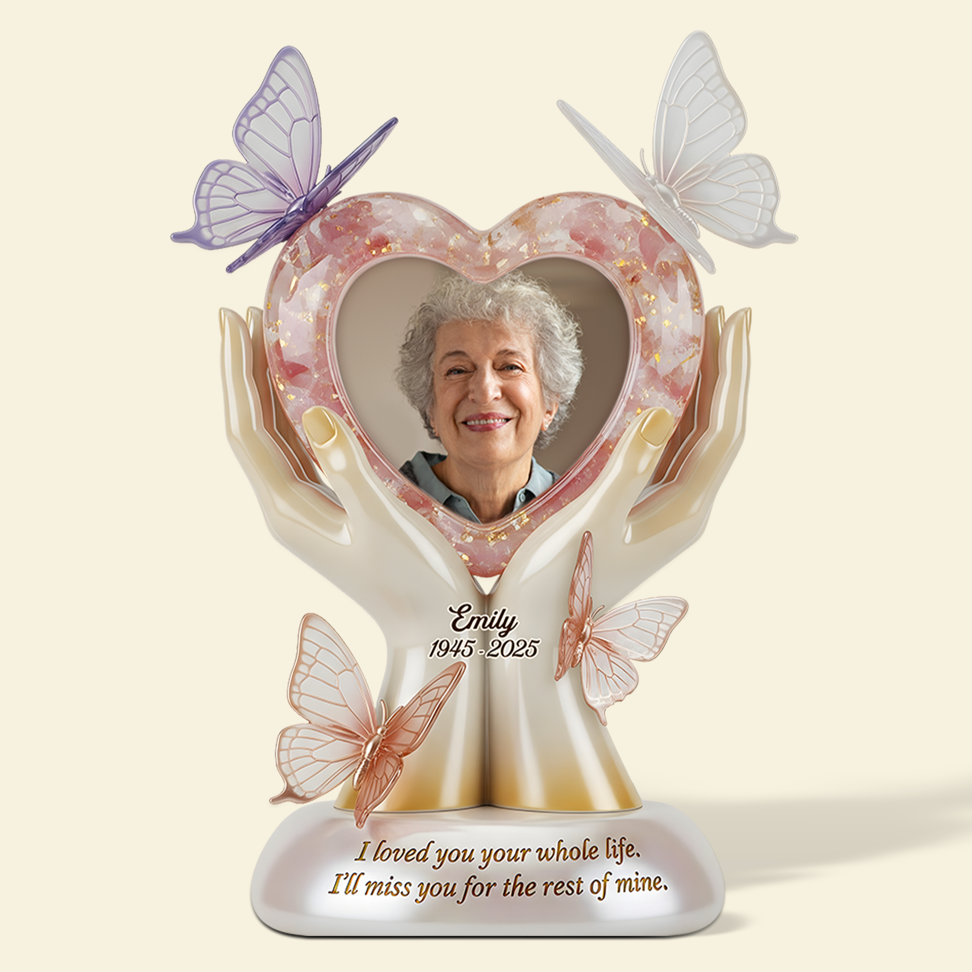 I Loved You Your Whole Life - Personalized Memorial Acrylic Plaque for Loved Ones Shaped Plaques PopCulturePrints