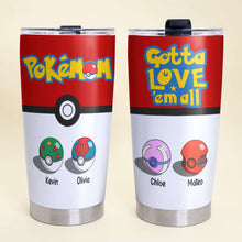 Load image into Gallery viewer, Celebrate Mom&#39;s Power with Love | Personalized Mom Tumbler - Custom Gift for Mom, Grandma &amp; More! Tumbler Cup PopCulturePrints
