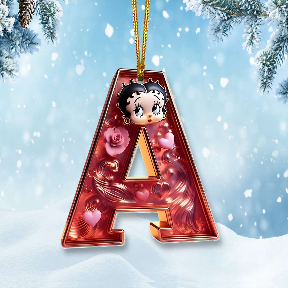Personalized Alphabet Ornament for Movie Fans - Christmas Edition Ornament PopCulturePrints