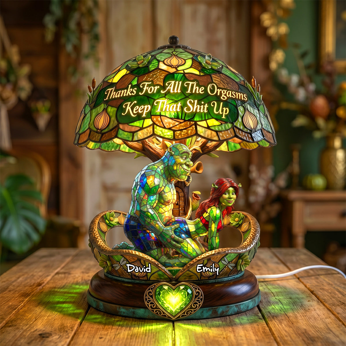 Wild Love Couple Acrylic Light Box - Personalized Gifts For Couples 05ohdh180626 Light Box PopCulturePrints