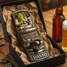 Load image into Gallery viewer, Unlock Your Brew: Personalized Woodland Ogre Wall Hanging Bottle Opener
